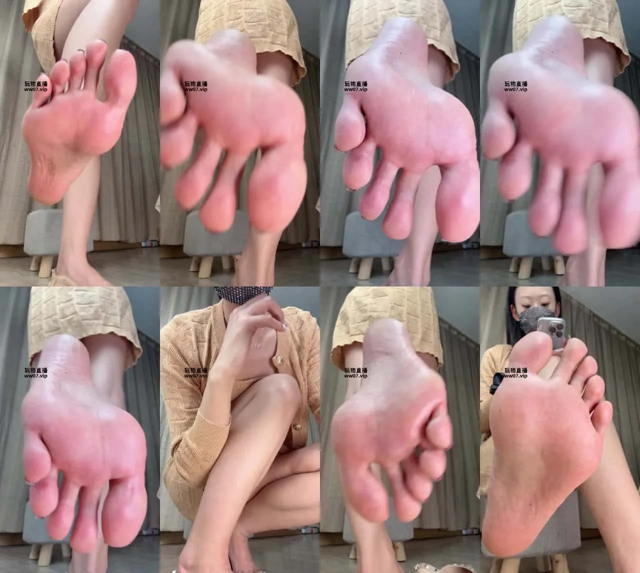 雅雅 – 裸足背后视角
