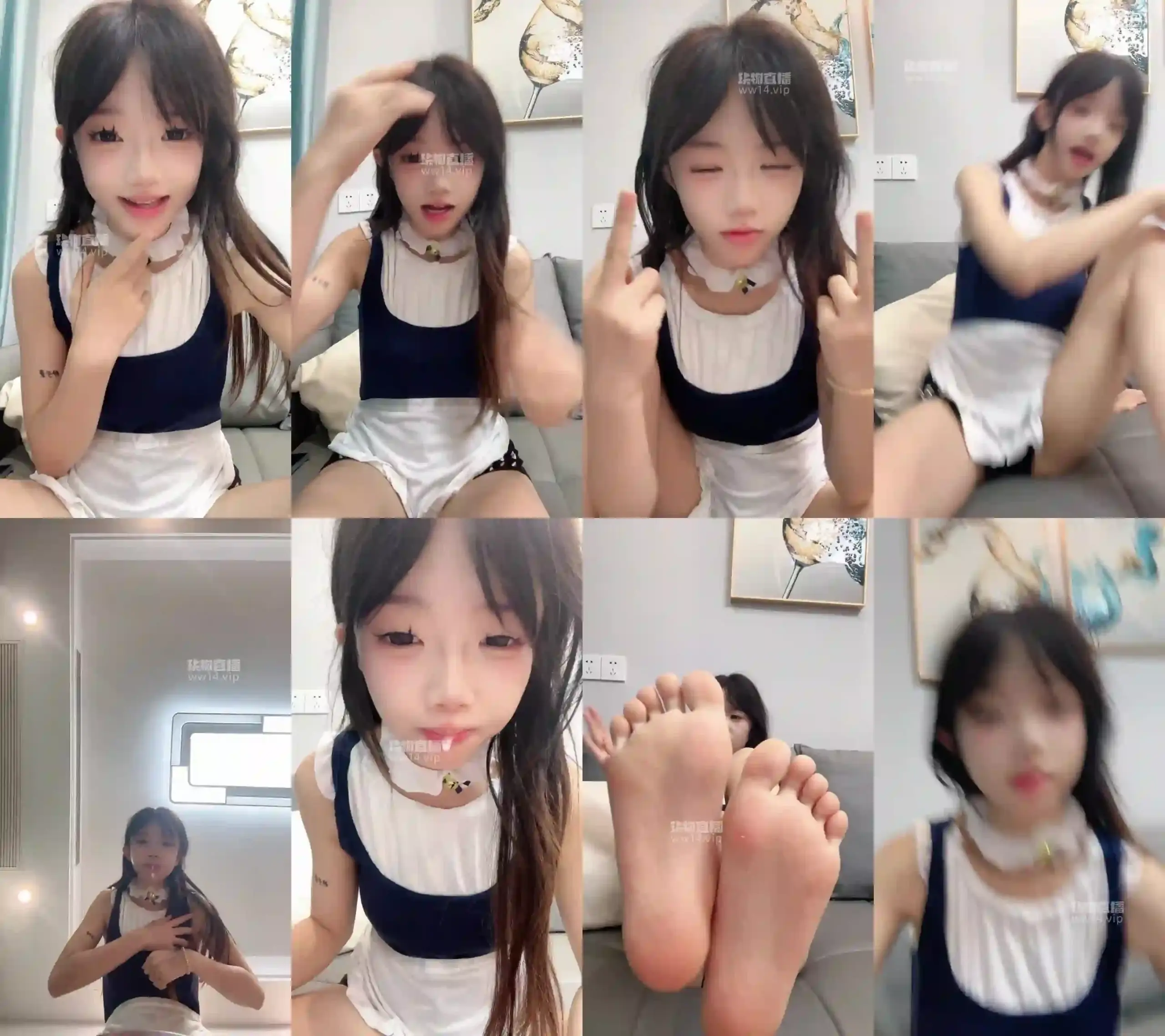 精神小妹知知 – 口水红绿灯榨