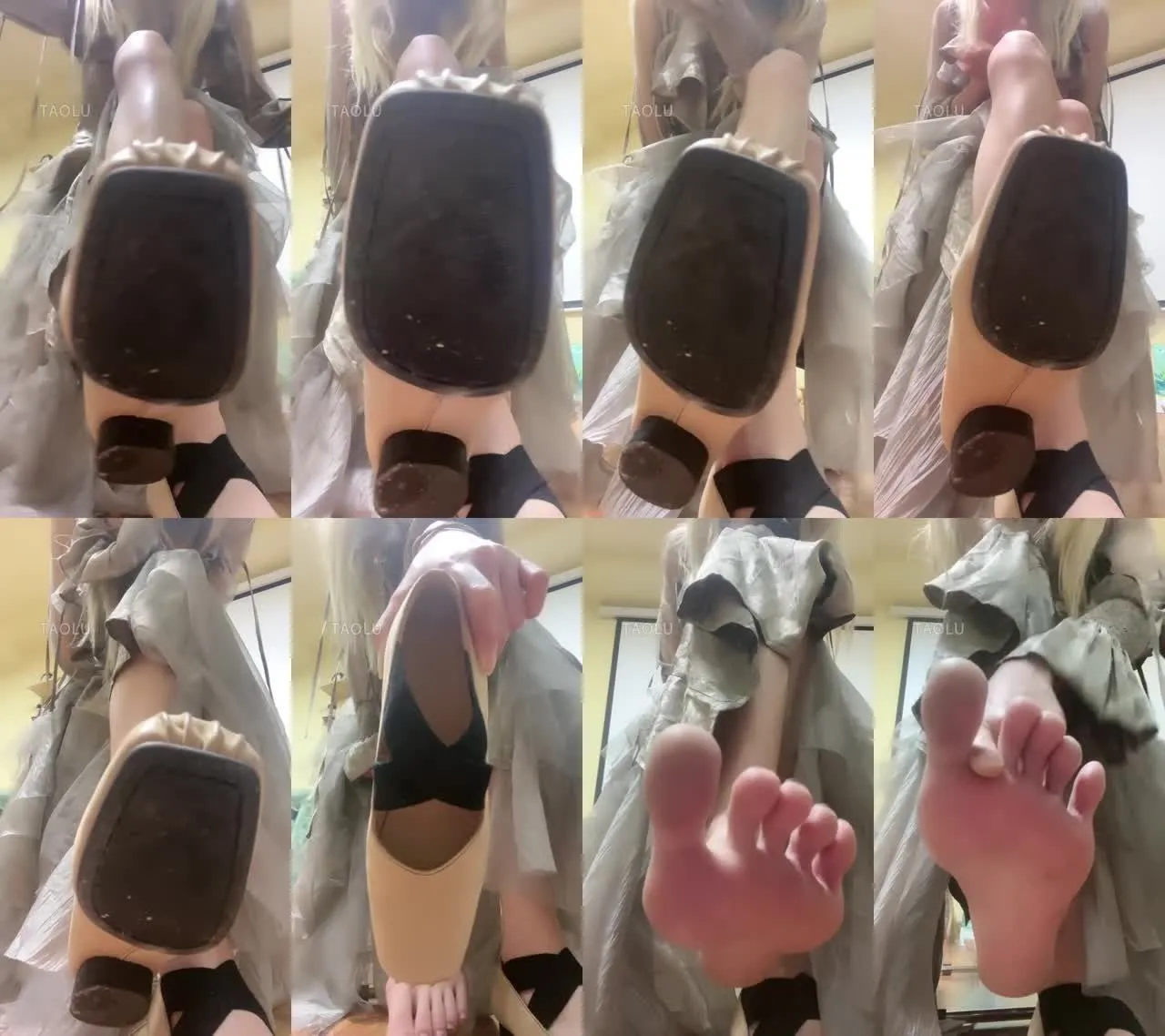 观音大人 – 芭蕾舞鞋楼道挑战