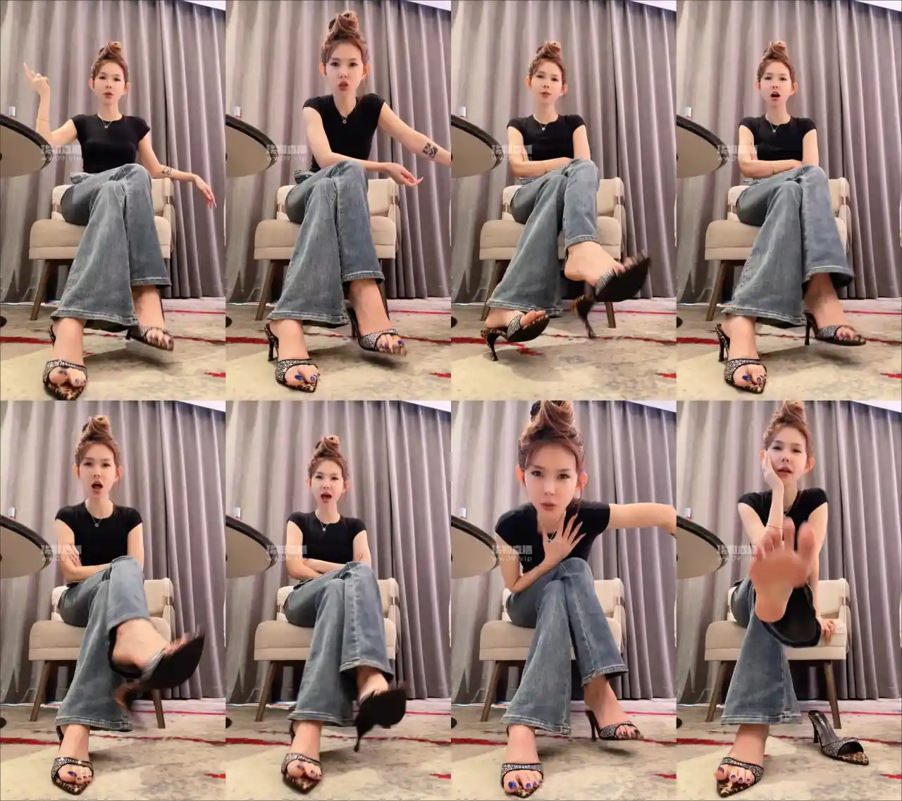 妍大大 – 秒射牛仔裤辱母辱全家