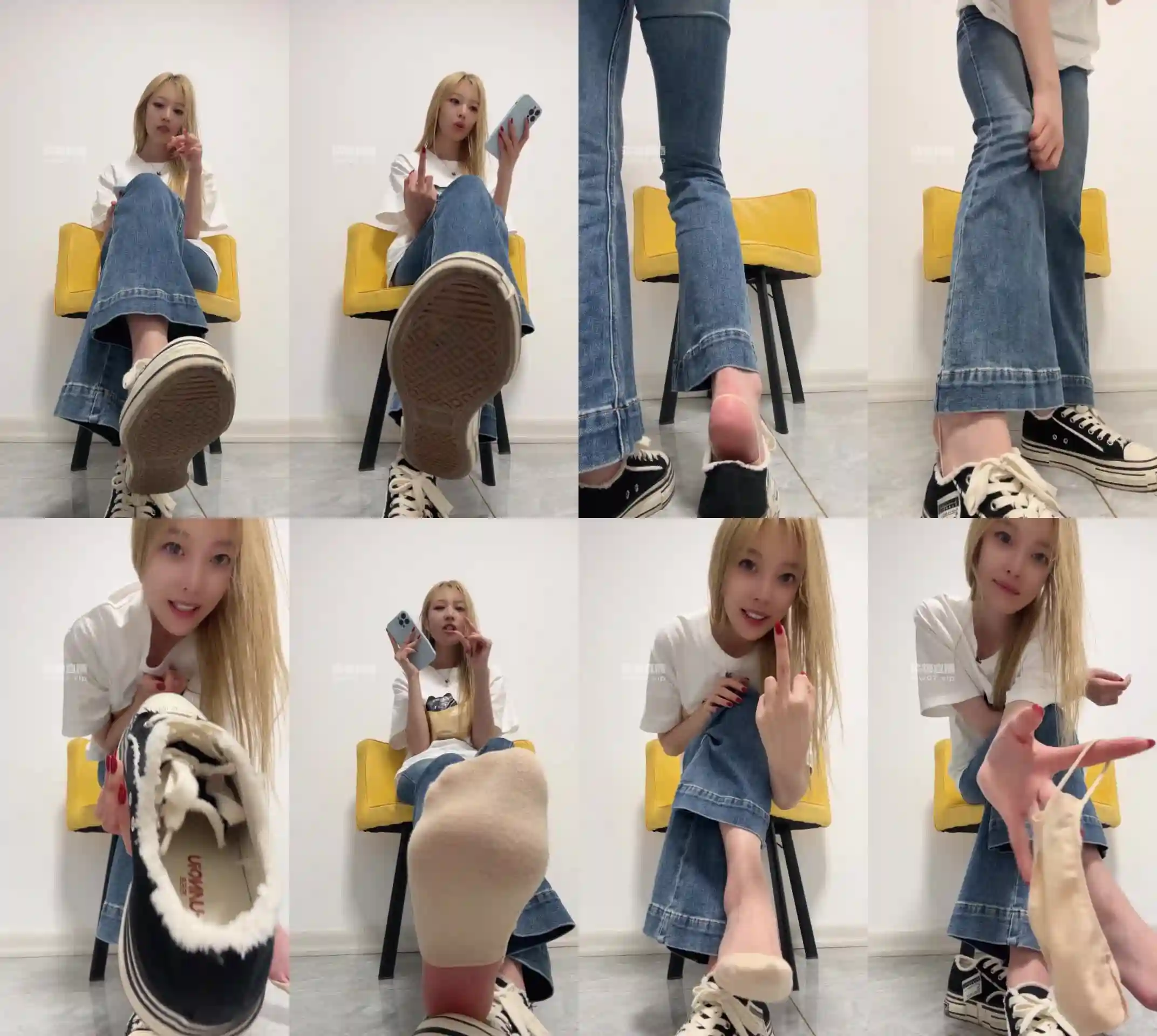 酒鸽 – 船袜裸足帆布鞋寸