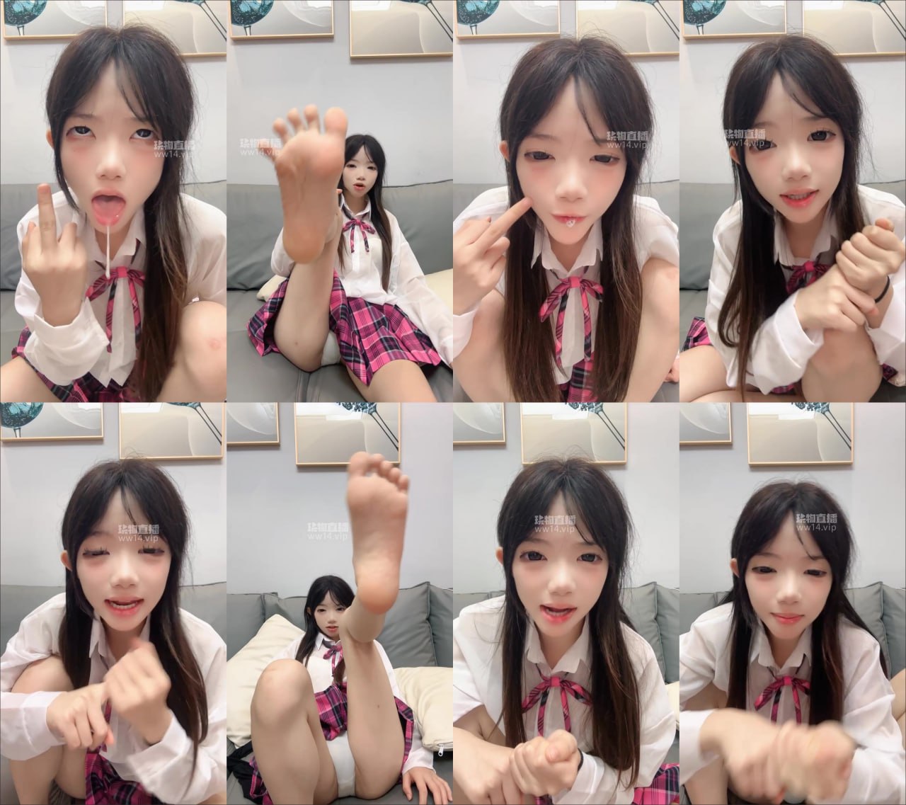 精神小妹只只 – 地狱寸止口水榨干